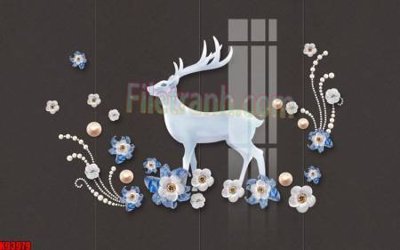 Hình ảnh file gốc in trần nhà File tranh gốc tổng hợp tranh nền tường đẹp K93979