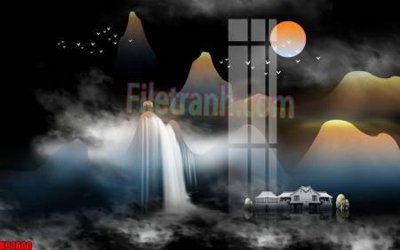 File tranh File tranh gốc tổng hợp tranh nền tường đẹp K94000 (gốc) chủ đề thiên nhiên