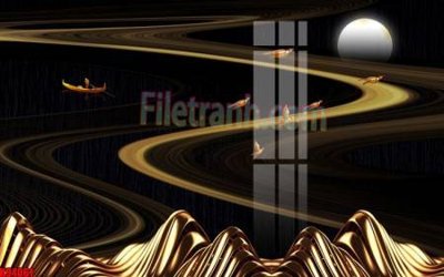 File tranh File tranh gốc tổng hợp tranh nền tường đẹp K94061 (gốc) in film