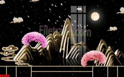 Download file File tranh gốc tổng hợp tranh nền tường đẹp K94090 (gốc) in mica cao cấp