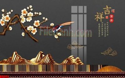 Download file File tranh gốc tổng hợp tranh nền tường đẹp K94151 (gốc) in mica cao cấp