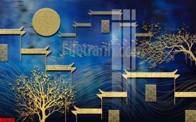 File tranh gốc File tranh gốc tổng hợp tranh nền tường đẹp K94153 chủ đề hiện đại