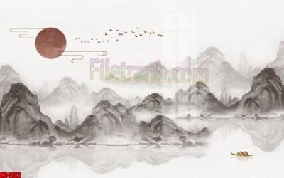 File in mica File tranh gốc tổng hợp tranh nền tường đẹp K94182 (ảnh gốc) đẹp