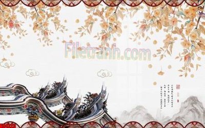 File in trần File tranh gốc tổng hợp tranh nền tường đẹp K94223 (file gốc) xuyên sáng