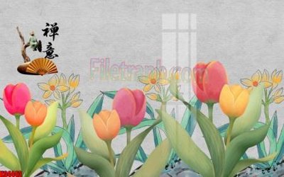 Tải file File tranh gốc tổng hợp tranh nền tường đẹp K94443 (gốc) in trên mọi chất liệu