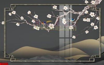 File gốc File tranh gốc tổng hợp tranh nền tường đẹp K94445 (in ấn) màu sắc trung thực