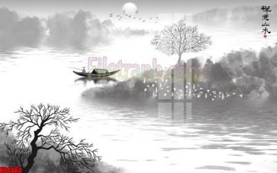 File PSD File tranh gốc tổng hợp tranh nền tường đẹp K94463 (gốc) nhiều lớp (multi-layer)