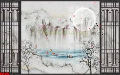 File PSD File tranh gốc tổng hợp tranh nền tường đẹp K94503 (gốc) cho in quảng cáo