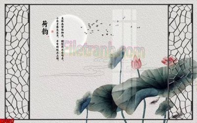 File in mica File tranh gốc tổng hợp tranh nền tường đẹp K94517 (bản gốc) làm vách ngăn