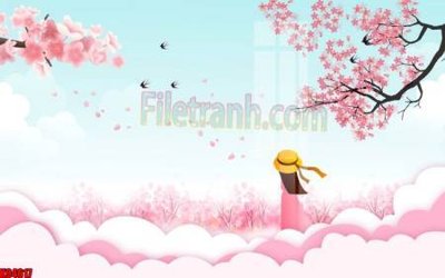 Tải file File tranh gốc tổng hợp tranh nền tường đẹp K94617 (PSD) cho in tranh kính