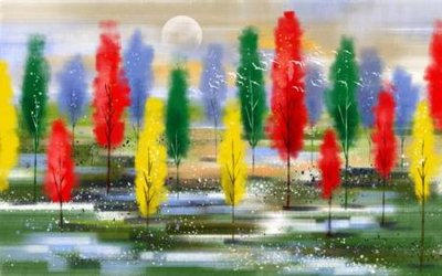 Download file gốc File tranh gốc tổng hợp tranh nền tường đẹp K95101 (in lụa) hoa lá