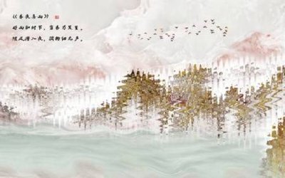 File gốc File tranh gốc tổng hợp tranh nền tường đẹp K95151 (in tráng gương) ốp tường