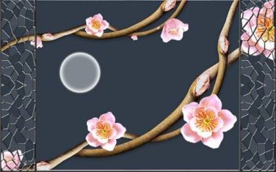 File gốc in mica File tranh gốc tổng hợp tranh nền tường đẹp K95174 chất lượng