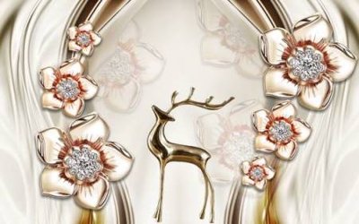 Ảnh gốc File tranh gốc tổng hợp tranh nền tường đẹp K95179 (độ nét cao) in tráng gương