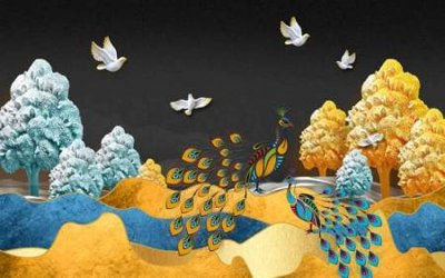 File tranh File tranh gốc tổng hợp tranh nền tường đẹp K95193 (gốc) chủ đề trẻ em