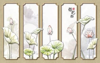 File tranh File tranh gốc tổng hợp tranh nền tường đẹp K95233 (gốc) in film