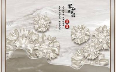 Download file gốc File tranh gốc tổng hợp tranh nền tường đẹp K95456 (in lụa) tranh 3D