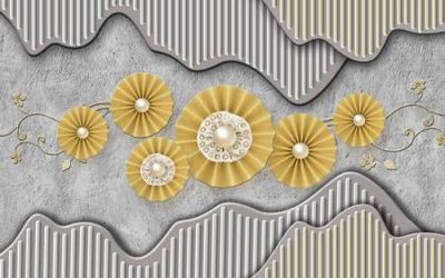 File gốc File tranh gốc tổng hợp tranh nền tường đẹp K95502 (cho in ấn) độc quyền