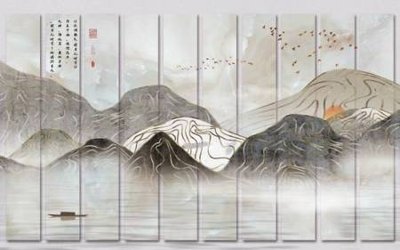 File gốc File tranh gốc tổng hợp tranh nền tường đẹp K95568 (chuẩn CMYK) cho nhà in