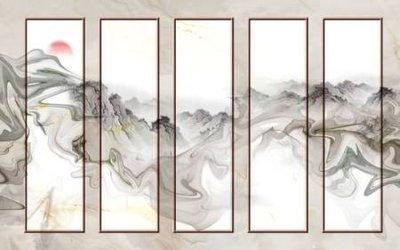 File gốc File tranh gốc tổng hợp tranh nền tường đẹp K95570 (trang trí) phòng ngủ