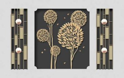 File PSD File tranh gốc tổng hợp tranh nền tường đẹp K95598 (bản gốc) dễ dàng edit