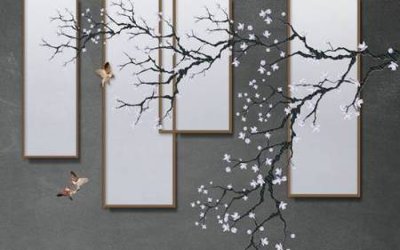 File gốc File tranh gốc tổng hợp tranh nền tường đẹp K95740 (phong cách) tối giản