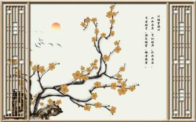 Download file gốc File tranh gốc tổng hợp tranh nền tường đẹp K95857 (in mica) trong suốt