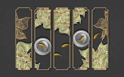 Tải file File tranh gốc tổng hợp tranh nền tường đẹp K96022 (PSD) cho in tranh kính