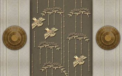 Hình ảnh file gốc in lụa File tranh gốc tổng hợp tranh nền tường đẹp K96029