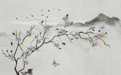 File ảnh File tranh gốc tổng hợp tranh nền tường đẹp K96107 (gốc) in decal dán tường