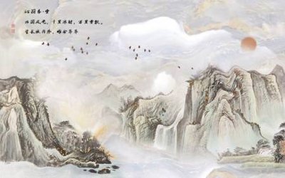 File ảnh File tranh gốc tổng hợp tranh nền tường đẹp K96122 (gốc) in PP, decal