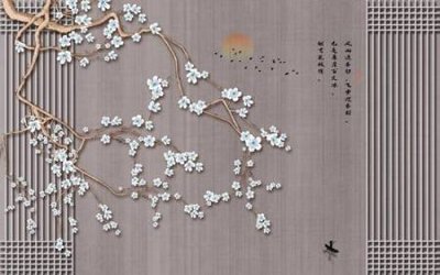 File gốc File tranh gốc tổng hợp tranh nền tường đẹp K96254 (AI/EPS) cho in ấn