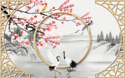 File in trần File tranh gốc tổng hợp tranh nền tường đẹp K96379 (bản gốc 3D) sống động