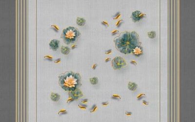 Download file gốc File tranh gốc tổng hợp tranh nền tường đẹp K96425 (in lụa) hoa lá