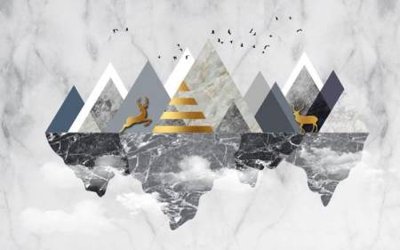 Ảnh gốc File tranh gốc tổng hợp tranh nền tường đẹp K96445 (độ nét cao) in tráng gương