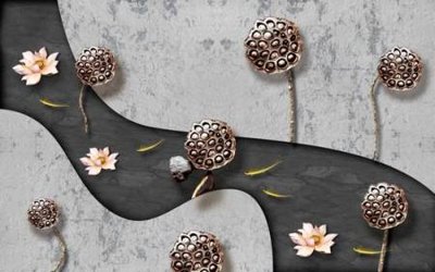 File in trần File tranh gốc tổng hợp tranh nền tường đẹp K96515 (bản gốc 3D) sống động