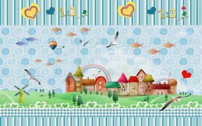 File gốc File tranh gốc tổng hợp tranh nền tường đẹp K96570 (in lụa) trang trí tường