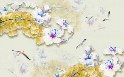 File in trần File tranh gốc tổng hợp tranh nền tường đẹp K96574 (bản gốc) mây trời