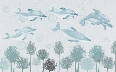 File gốc File tranh gốc tổng hợp tranh nền tường đẹp K96576 cho in ấn và thiết kế