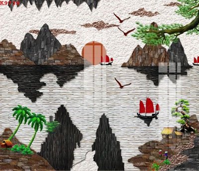 Download file gốc File gốc in tranh tổng hợp K9739 (in mica) trang trí