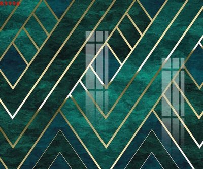 File gốc File gốc in tranh tổng hợp K9996 (in lụa) hoa văn cổ điển