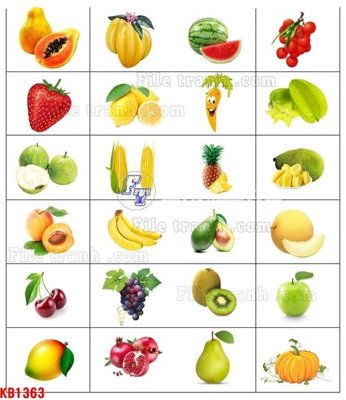 File in trần File in kính bếp KB1363 (bản gốc) mây trời