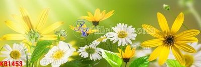 Tải file File in kính bếp KB1453 (gốc) chủ đề hoa sen