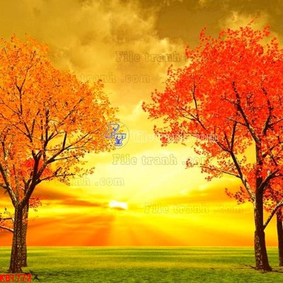 File tranh File in kính bếp KB1772 (bản gốc) treo phòng ăn