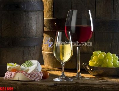 File tranh File in kính bếp KB1895 (ảnh gốc) in trần 3D