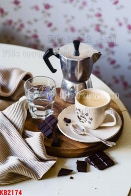 File tranh File in kính bếp KB2174 (bản gốc) in lụa 5D