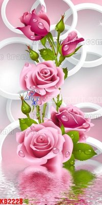 File in trần File in kính bếp KB2228 (bản gốc) mây trời