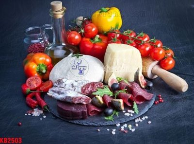 File tranh in trần 3D File in kính bếp KB2503 (ảnh gốc)