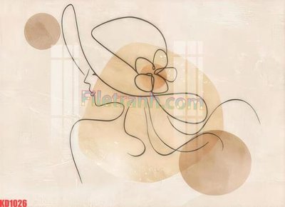 File in mica File gốc in tranh nền tường tổng hợp KD1026 (bản gốc) sắc sảo