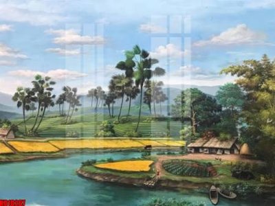 File PSD File tranh in décor tranh treo tường tổng hợp KD10267 (gốc) nhiều lớp (multi-layer)